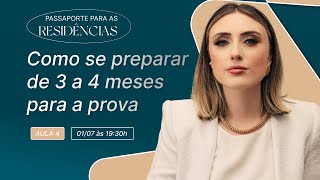 Aula 4 Passaporte das Residências de Enfermagem  Como estudar de 3 a 4 meses para a prova [upl. by Vail]