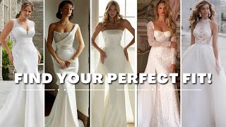 100 Stunning Wedding Dresses for Every Body Type and Budget  Choose Your Perfect Fit [upl. by Tali994]