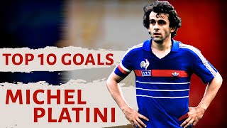 Michel Platini  Top 10 goals [upl. by Neicul]