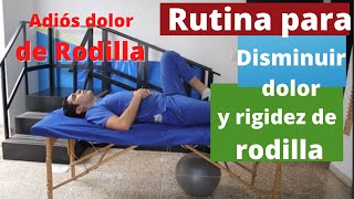 Ejercicios para el DESGASTE DE RODILLA alivia el dolor y elimina la rigidez [upl. by Ataymik]