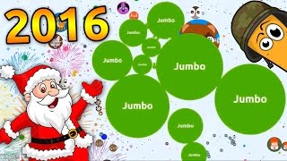 BEST AGARIO GAMEPLAY OF 2016  Jumbos top agario gameplays [upl. by Akitan]