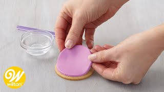 How To Cover Cookies With Fondant [upl. by Marylee]