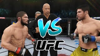 Khabib Nurmagomedov vs Vicente Luque  EA Sports UFC 4  K1 Rules o [upl. by Yeliah528]