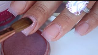 aprende a realizar uñas acrílicas cortas 💅🏼 [upl. by Hara534]