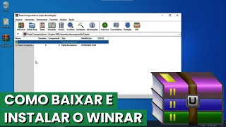 COMO BAIXAR E INSTALAR O WINRAR [upl. by Alesig]