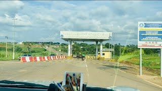 Balade dans la ville de YAOUNDÉ en voiture du CENTRE VILLE à l‘aéroport de NSIMALEN 29072023 [upl. by Ahsieyk]