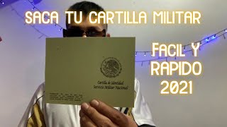 Como sacar la Cartilla Militar Facil Y Rapido 2021 [upl. by Nikolos]