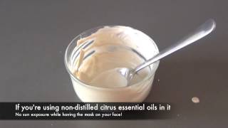 DIY Clay face mask recipe [upl. by Ahsatal]