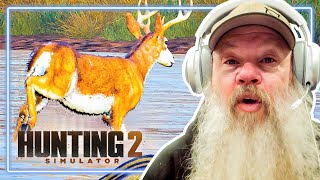 Hunter Reacts to Hunting Simulator 2 [upl. by Nov]