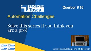 To do list  TOSCA Obstacles  TOSCA Automation Challenge 16 [upl. by Ahsikit]