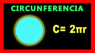 ✅👉 Circunferencia de un Circulo ✅ Como calcular la Circunferencia [upl. by Sadnak]