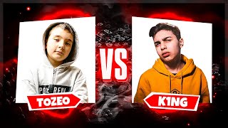 Tozeo  JUGUÉ CONTRA K1NG Y LE PEDI QUE JUEGUE COMO SI FUERA UNA FINAL 👀 [upl. by Zelle452]