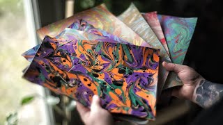 The Ultimate Guide To Marbling Leather Featuring dadhands [upl. by Alimrahs760]