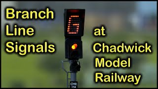 SIGNAL POSITIONS at Chadwick Model Railway  199 [upl. by Nomzaj]