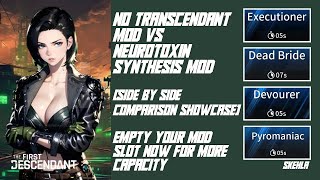 Freynas Neurotoxin Synthesis vs No Transcendant Module Side by Side Comparison  HM Bosses  TFD [upl. by Banebrudge]