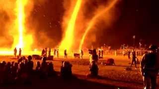 Burning Man Fire Tornados [upl. by Nnylatsyrk]