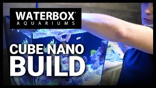 Waterbox Aquariums CUBE 20 Build  Saltwater Aquariums Made Easy [upl. by Ahsimik223]