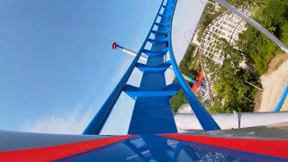 Orion Roller Coaster Front Seat POV  Kings Island Ohio [upl. by Geirk]