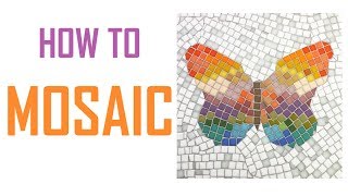 Tutorial How To Tile Mosaic a Butterfly [upl. by Orlando]