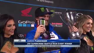 Supercross 250 Main Event Seattle Round 13 2018 [upl. by Herculie]