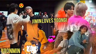 Yoonmin 😍❤ Yoongi being Jimins Baby cute moments [upl. by Ateekal]