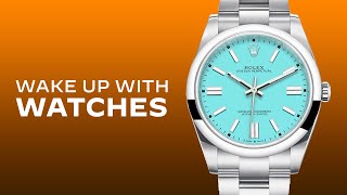 Rolex Oyster Perpetual 41 Turquoise Blue quotTiffany Bluequot Luxury Watch Review [upl. by Pierette]