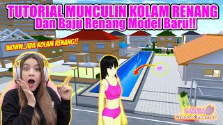 TUTORIAL MUNCULIN KOLAM RENANG amp BAJU RENANG MODEL BARU SAKURA SCHOOL SIMULATOR  PART 376 [upl. by Seligman]