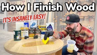 What Wood Finish Should You Use  Impossible to Screw Up Finishing Method [upl. by Amiarom]