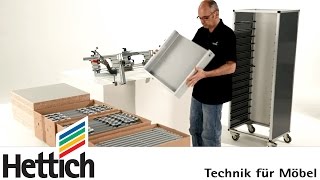 ArciFit 200 Assembly aid for ArciTech drawers made by Hettich [upl. by Notla]