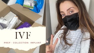 IVF  Our journey part 1  IVF prep egg collection and implantation [upl. by Colon663]