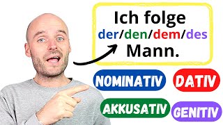 Nominativ Akkusativ Dativ Genitiv  ALLES in einem Video  Live Deutsch lernen [upl. by Backer]