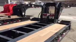 2015 Talbert 55SA 55 ton Lowboy 55SA Racthet Video [upl. by Pearlstein]