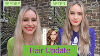 Clairol Natural Instincts Vegan Hair Dye Dark Blonde 7 Three Month Hair Update [upl. by Hajidak]