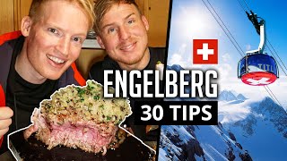 30 Things to do in Engelberg amp Titlis Switzerland [upl. by Macdermot12]