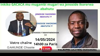 IKIGANIRO InkikoGacaca muri gahunda yo gucocagura ABAHUTU [upl. by Neslund]