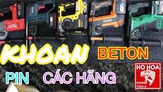 KHOAN BÊ TÔNG HITACHI18DBDL MILWAUKEE 2712DEWALT DCH273MAKITA DHR 242 BOSCH GBH RIDGID OCTANE [upl. by Ardnosak]