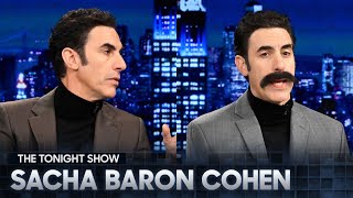 Sacha Baron Cohen Moderates a Trump vs Harris Debate as Borat Talks Rudy Giuliani’s Borat Scene [upl. by Akinam]