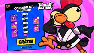 CORRE QUE é DE GRAÇA e COMEÇOU AGORA A CORRIDA DAS GALINHAS no SQUAD BUSTERS SKIN GRÁTIS [upl. by Nylsaj]