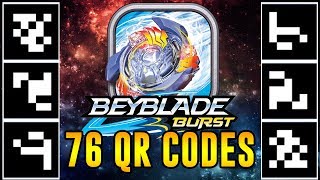 76 CÓDIGOS BEYBLADE BURST APP  COLEÇÃO SUPREMA DE QR CODES [upl. by Eedoj]