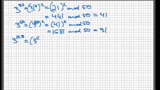 Modular exponentiation [upl. by Susann]