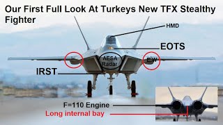 Our First Full Look At Turkeys New TFX Stealthy Fighter [upl. by Quartis]