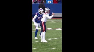 Rasul Douglas intercepts the Bailey Zappe pass vs New England Patriots [upl. by Vahe]