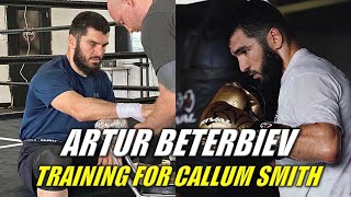 Artur Beterbiev Training for Callum Smith Fight [upl. by Eimorej]