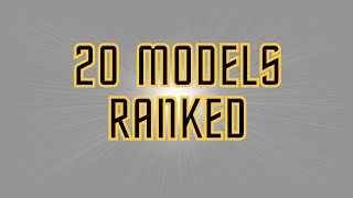 20 Star Trek Models Ranked [upl. by Ainirtac]