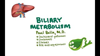 Biliary Metabolism Enterohepatic Circulation  CRASH Medical Review Series [upl. by Terese]