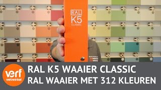 Ral kleuren bekijken Ral K5 kleurenwaaier [upl. by Corsetti]