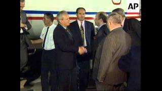 RUSSIA SERBIAN PRESIDENT SLOBODAN MILOSEVIC VISIT [upl. by Asamot986]