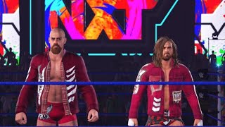 WWE 2K22 Grizzled Young Veterans Entrance Signatures Finishers amp Victory Motion [upl. by Lamarre428]