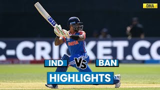 IND Vs BAN Highlights Warm Up Match Team India Beat Bangladesh By 60 Runs I T20 World Cup 2024 [upl. by Shorter]