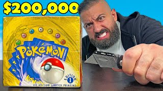 Opening The 200000 1st Edition Pokemon Box Rarest In The World [upl. by Dugan]